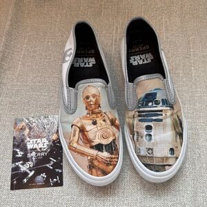 Sperry Star Wars C-3PO and R2-D2 Slip-On Shoes